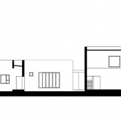 Y house - section © AZL architects