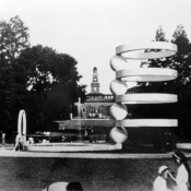 Cesare Cattaneo, Casa d'affitto a Cernobbio, 1938-1939: fotografia della casa appena ultimata (ACC Cernobbio)