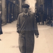 Cesare Cattaneo a Como nel 1941 (ACC Cernobbio)